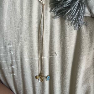 brand new chan lulu evil eye necklace